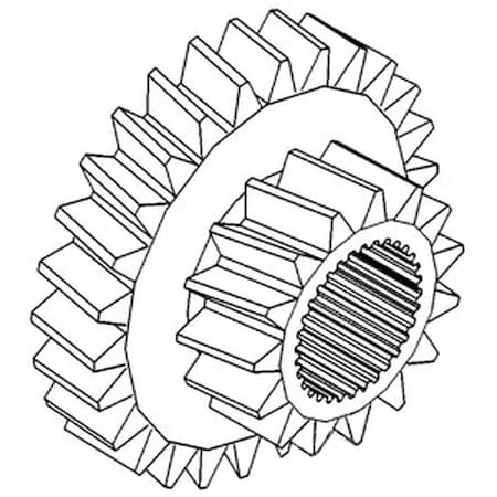 Aftermarket New Sliding Cluster Gear Made Fits Case-IH Tractor Models 870 970 1070 + A58026